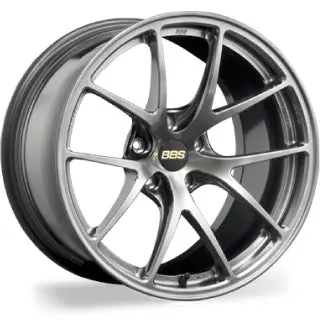Bbs Wheels Forged Aluminum 1-Piece Wheel Ri-A - Diamond Black 1