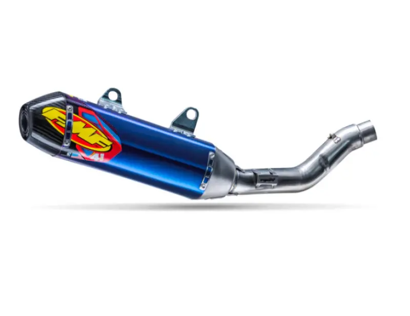 Fmf Racing 2024 Triumph Tf 250-X Factory 4.1 Rct Titanium Anodized Sl (Slip-On) W/ Carbon Cap 1