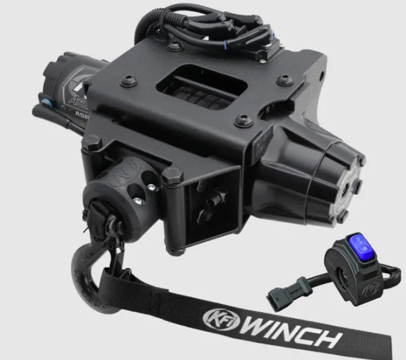 Kfi Polaris Atv Plug-N-Play Winch 3500 Lbs. - Synthetic Cable 1