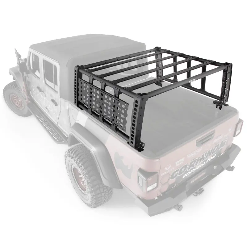 Go Rhino 19-21 Jeep Gladiator Xrs Overland Xtreme Rack - Black 1