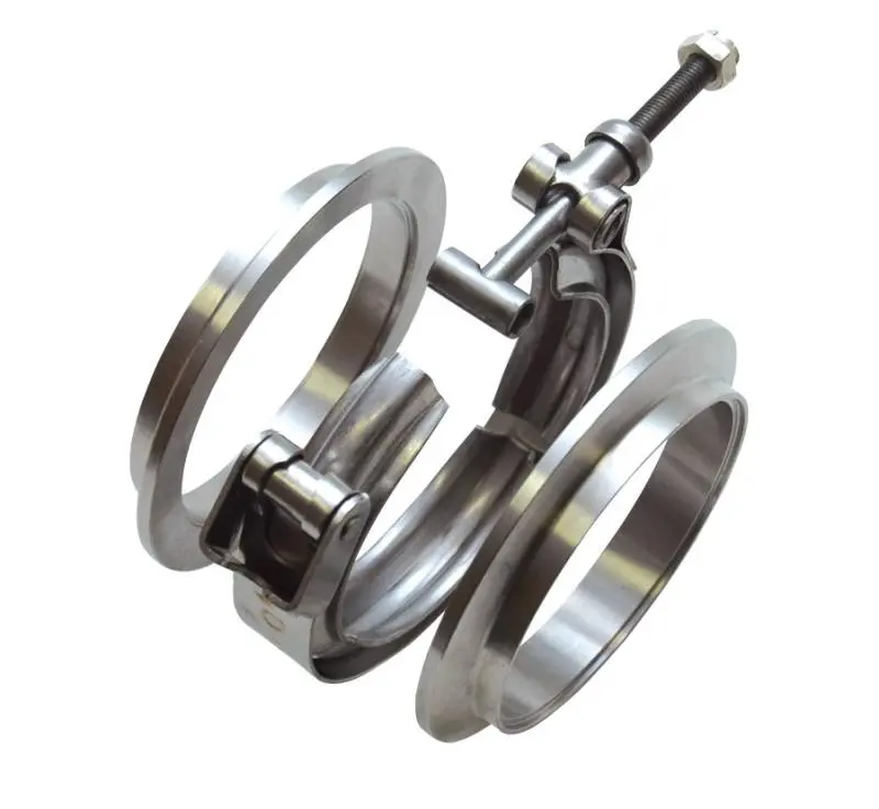 Vibrant External Wastegate Outlet Flange (V-Band Style) Tial 44Mm And Mv-R T304 Ss 1