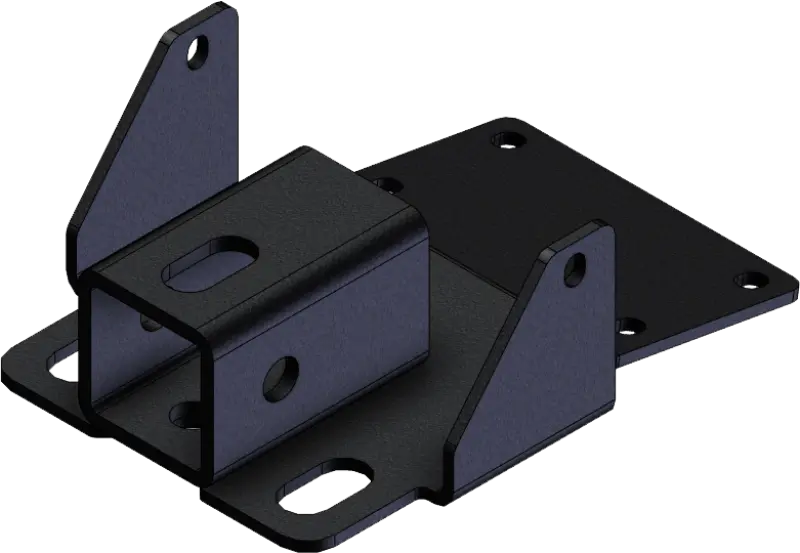 Kfi 17-23 Kawasaki Mule 400 Sx/ 05-16 Mule 610 2 In. Receiver Hitch Rear 1