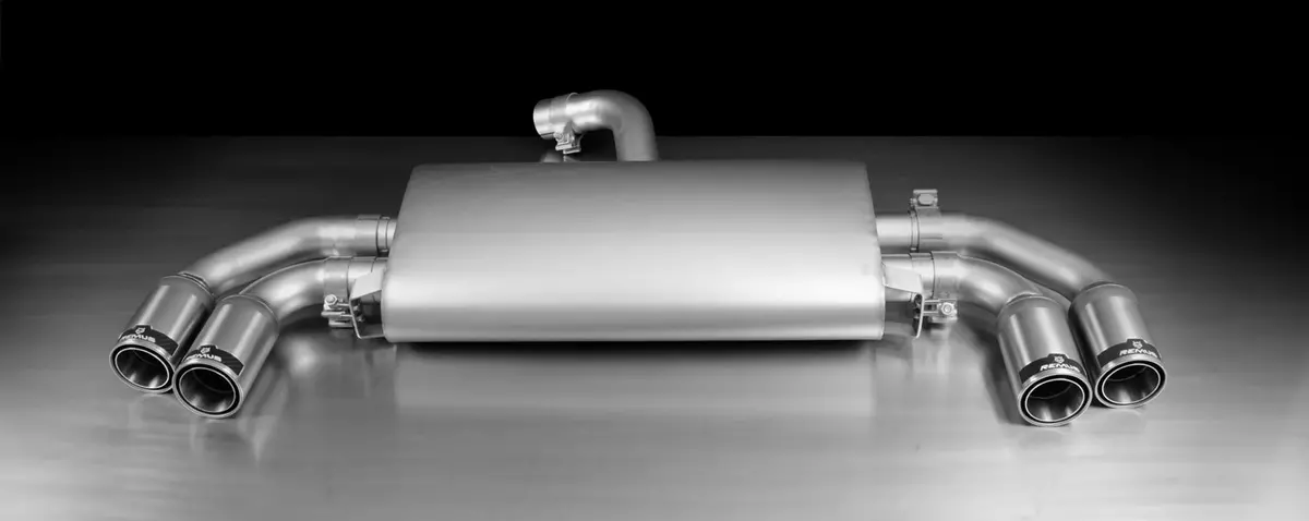 Remus Sport Exhaust Centered Axle-Back-System With 4 Polished Street Race Tips For Audi Tt Type 8J 1