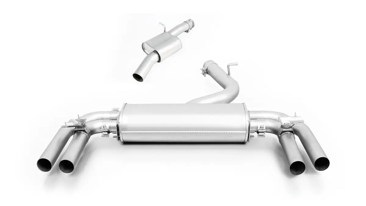Remus Resonated Sport Exhaust Cat-Back-System With 2 Integrated Electrical Valves (Optional Tips) For Audi S3 Sedan Quattro Type 8V 1