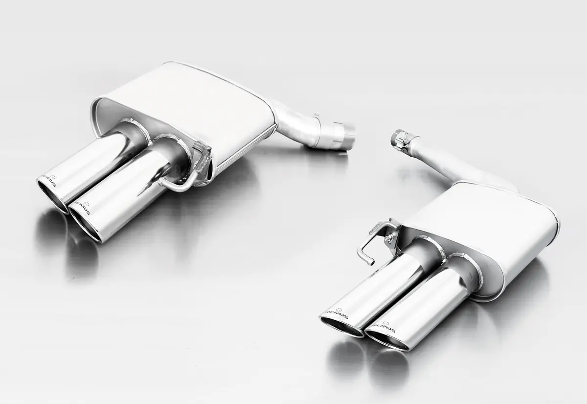 Remus Resonated Sport Exhaust Cat-Back-System With 2 Chromed Angled Tips For Audi S5 Quattro Coupe/Sportback/Cabrio / S4 B8 Quattro Avant 1