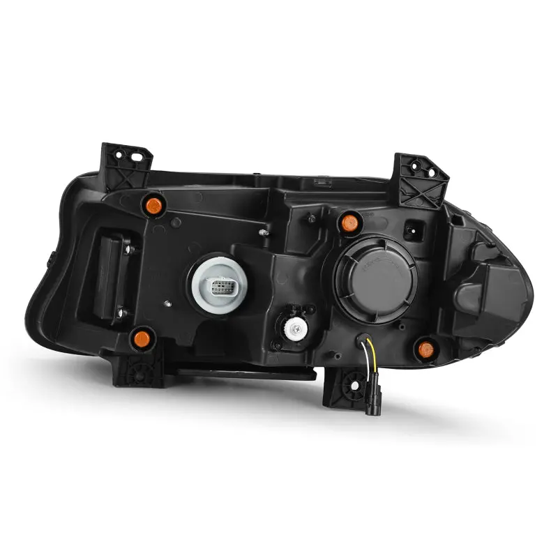 Alpharex 15-23 Dodge Charger Luxx-Series Led Proj Headlights Black W/Activtn Lgt & Seq.Sig / Sb Drl 2