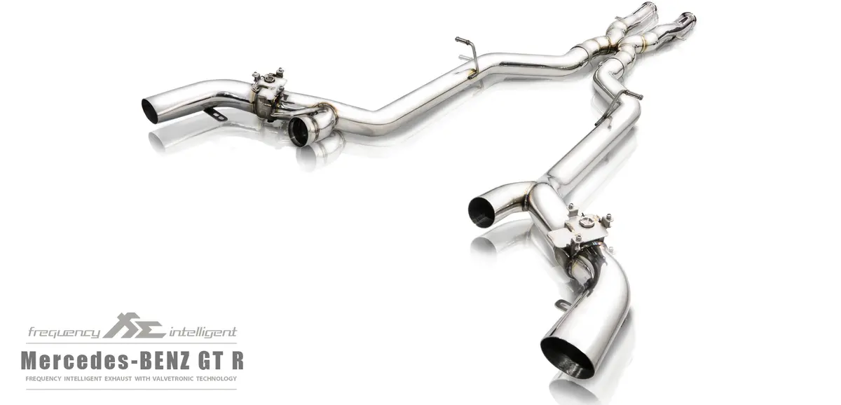 Fi Exhaust Mercedes-Benz Amg Gtr Mid X Pipe + Electronic Valve 1