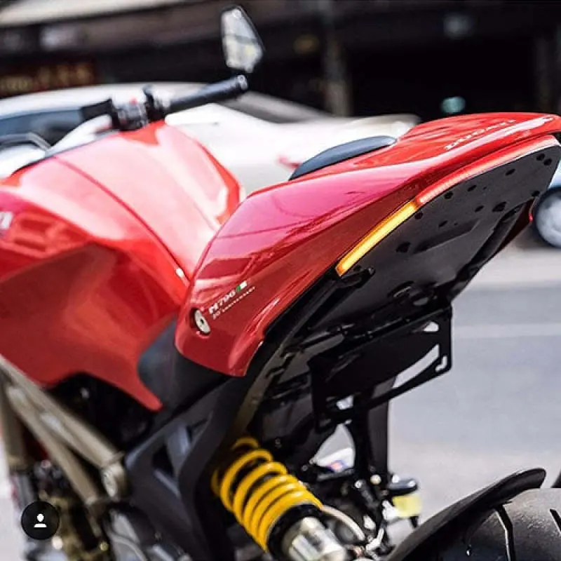 New Rage Cycles 09-13 Ducati Monster 1100 Fender Eliminator Kit W/Load Eq 1
