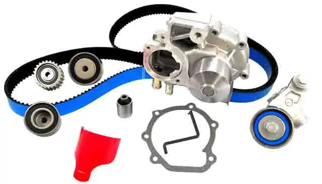 Gates Subaru 06-07 Wrx & 04-10 Sti & 05-09 Lgt Perf Racing Timing Belt Component Kit W/ Water Pump 1