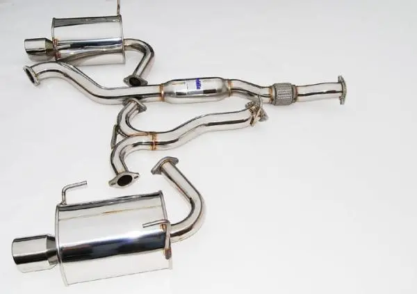 Invidia 08-09 Wrx Sedan Q300 Dual Stainless Steel Tip Cat-Back Exhaust 1
