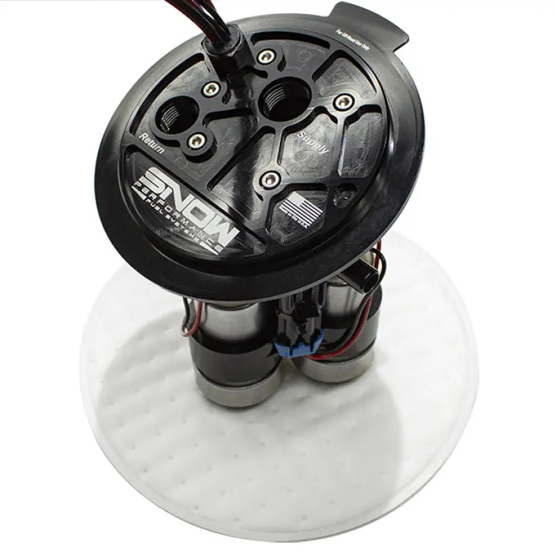 Snow 2015+ Dodge Hellcat/Demon/Redeye Max Flow Fuel Hat - Triple Pump 1