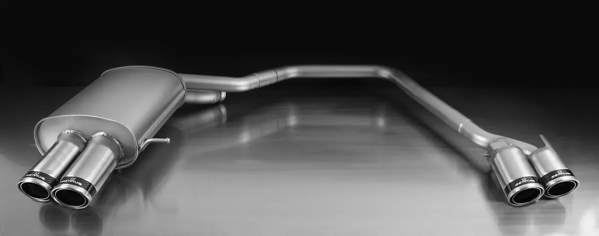 Remus Racing Sport Exhaust Cat-Back-System With 4 Polished Tips Carbon Race For Bmw 5 Series F10 Sedan/F11 Touring 1