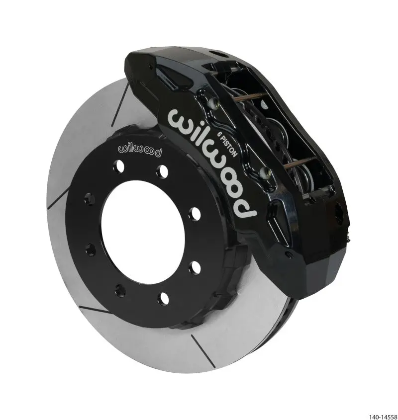 Wilwood Tx6r Front Kit 15.00In Black 13-17 Ford F-250/F-350 - 4Wd 1