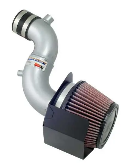 K&N Performance Intake Kit Typhoon; Honda Fit L4-1.5L, (Silver) 07-08 1