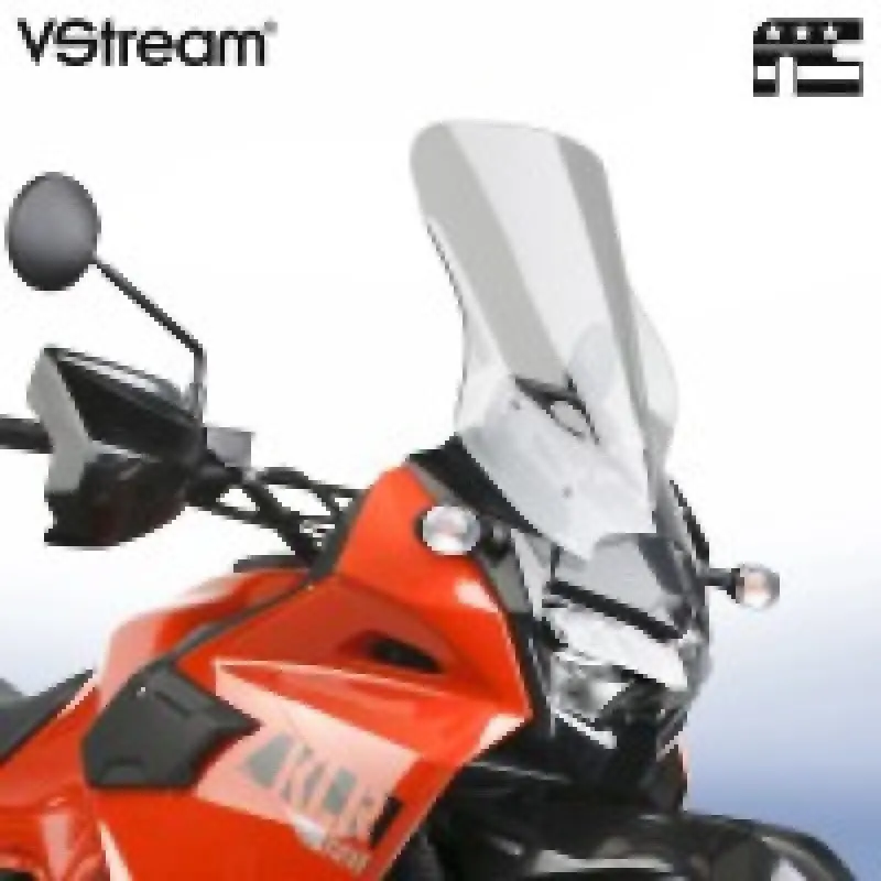 National Cycle 22+ Kawasaki Klr650 V Stream/ Wave Mid/Std. Windshield-Light-Tint 1