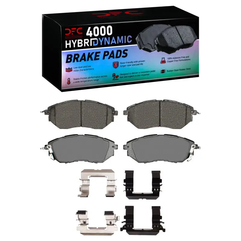 Dfc 15-21 Subaru Wrx Front 4000 Hybridynamic Brake Pads And Hardware Kit 1