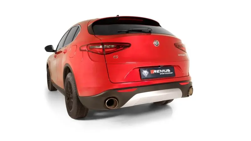 Remus 2017 Alfa Romeo Stelvio Q4 Awd 2.0L Turbo Multiair Axle Back Exhaust (Tail Pipes Req) 1