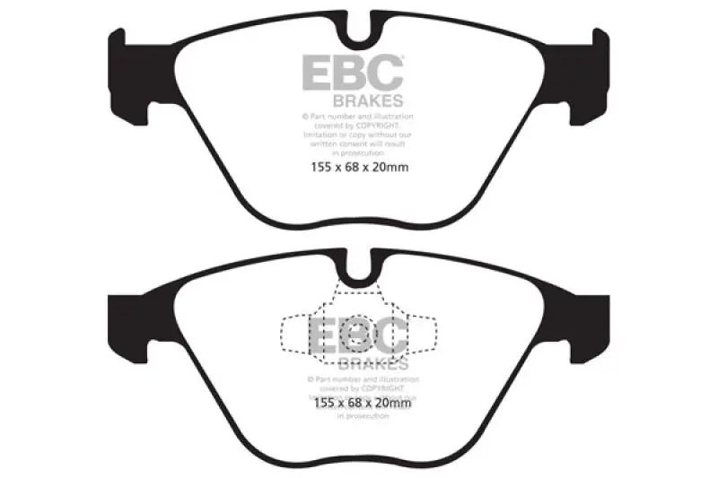 Ebc 13+ Bmw X1 2.0 Turbo (28I) Ultimax2 Front Brake Pads 1