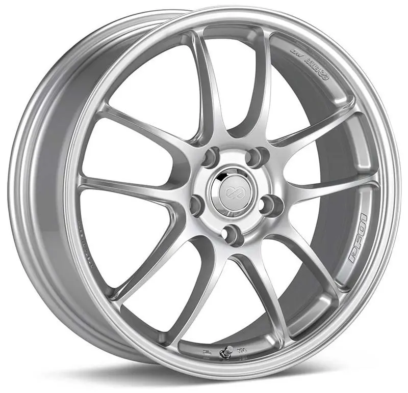 Enkei Pf01 18X9 5X114.3 35Mm Offset 75 Bore Dia Silver Wheel 1