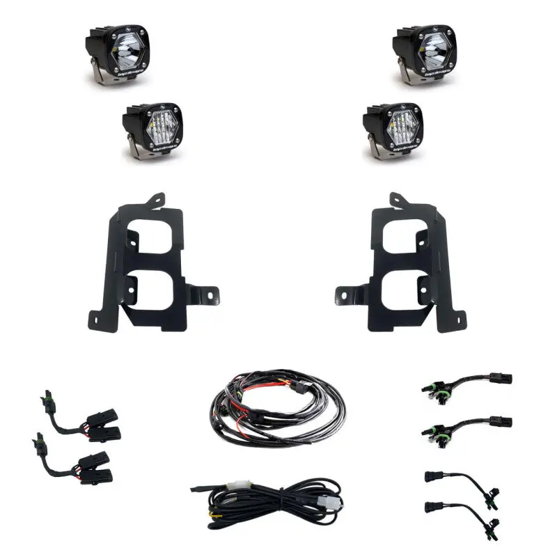 Baja Designs 2020+ Gmc 2500/3500 Fog Pocket Kit 1