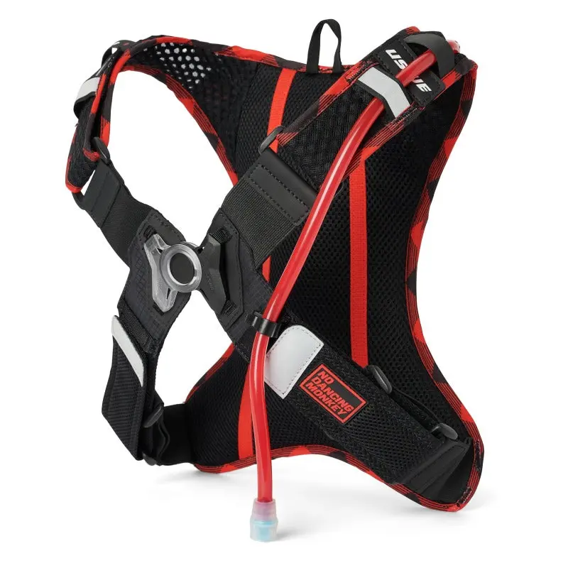 Uswe Outlander Hydration Pack 2L - Flannel Red/Black 1