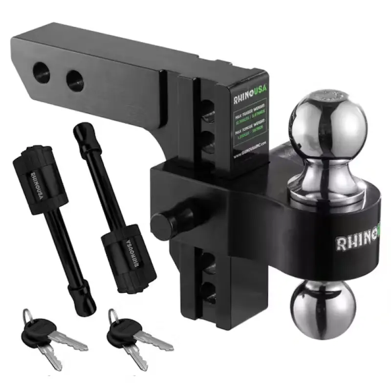 Rhino Usa 6In Heavy Duty Drop Hitch - 2In (Blue) 1