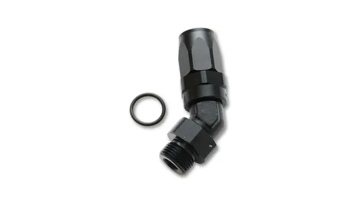 Vibrant Male -10An 45 Degree Hose End Fitting - 1-1/6-12 Thread (12) 1