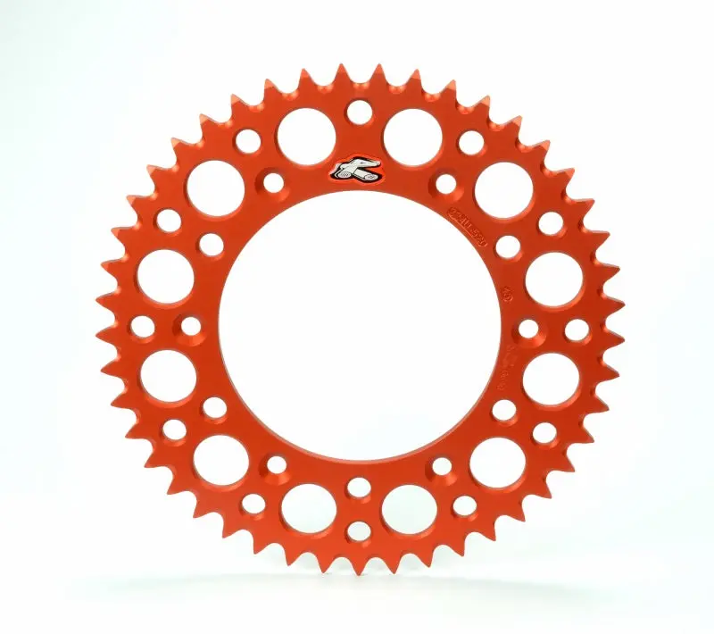 Renthal 21-24 Ktm 85 Sx Rear Grooved Sprocket - Orange 428-46P Teeth 1