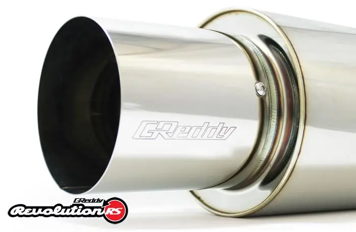 Greddy Universal 2.5In 3-Bolt Tip Revolution Rs Muffler 1