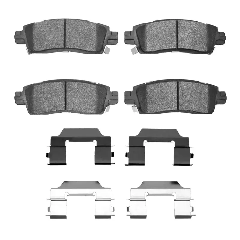 R1 2002-2019 Buick Enclave Rear R1 Semi Met Pads & Hardware Kit 1