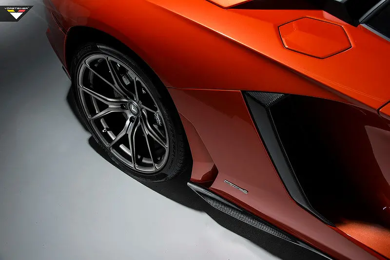 Vorsteiner V Aero Side Blades Carbon Fiber Pp 2X2 Glossy For Lamborghini Aventador 1