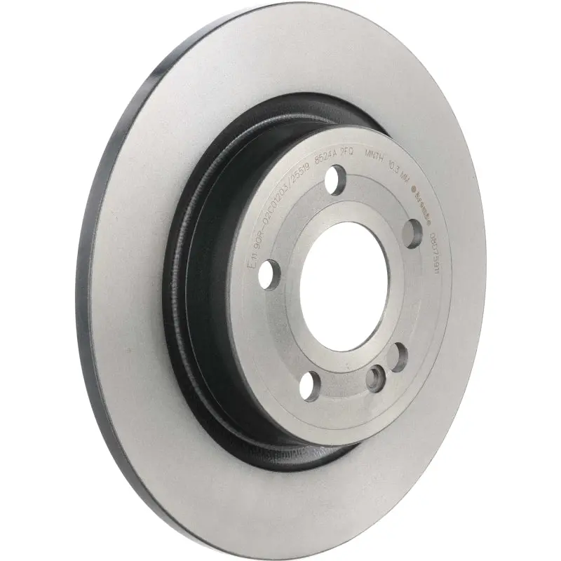 Brembo 17-22 Hyundai Elantra/Ioniq/19-21 Veloster/20-21 Kia Forte Rear Uv Coated Rotor 1