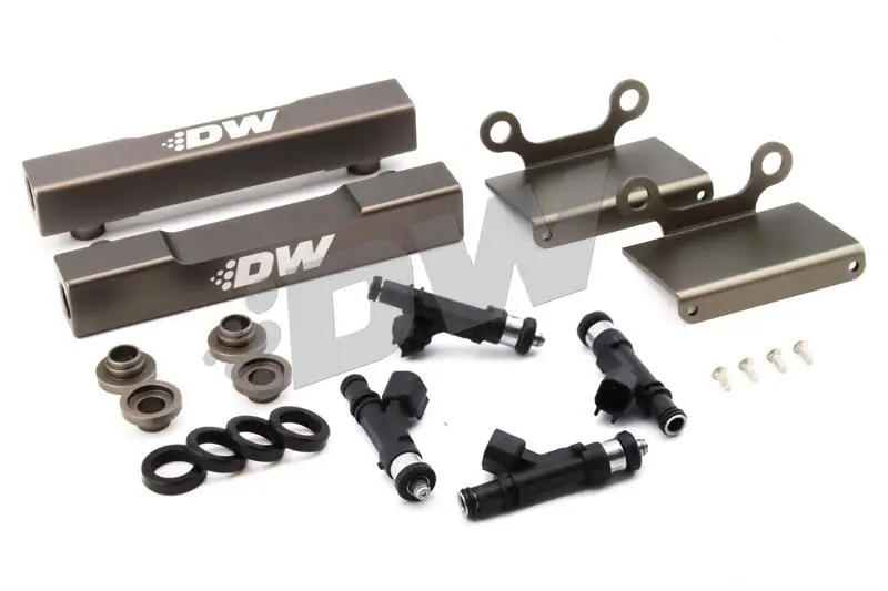 Deatschwerks 04-06 Subaru Sti/Lgt Side Feed To Top Feed Fuel Rail Conv Kit W/ 1000Cc Injectors 2