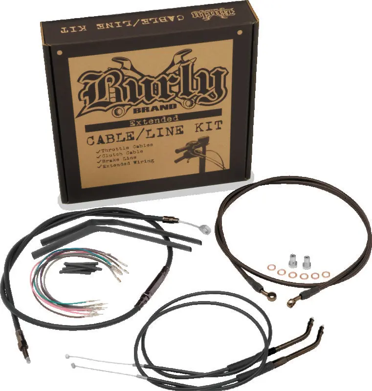 Burly Brand Control Kit 14In T-Bar - Black 1