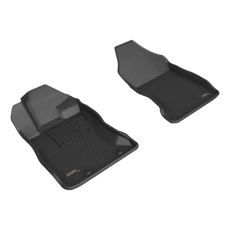 3D Maxpider 22-23 Subaru Wrx Kagu Black Floor Mats - Row 1 1