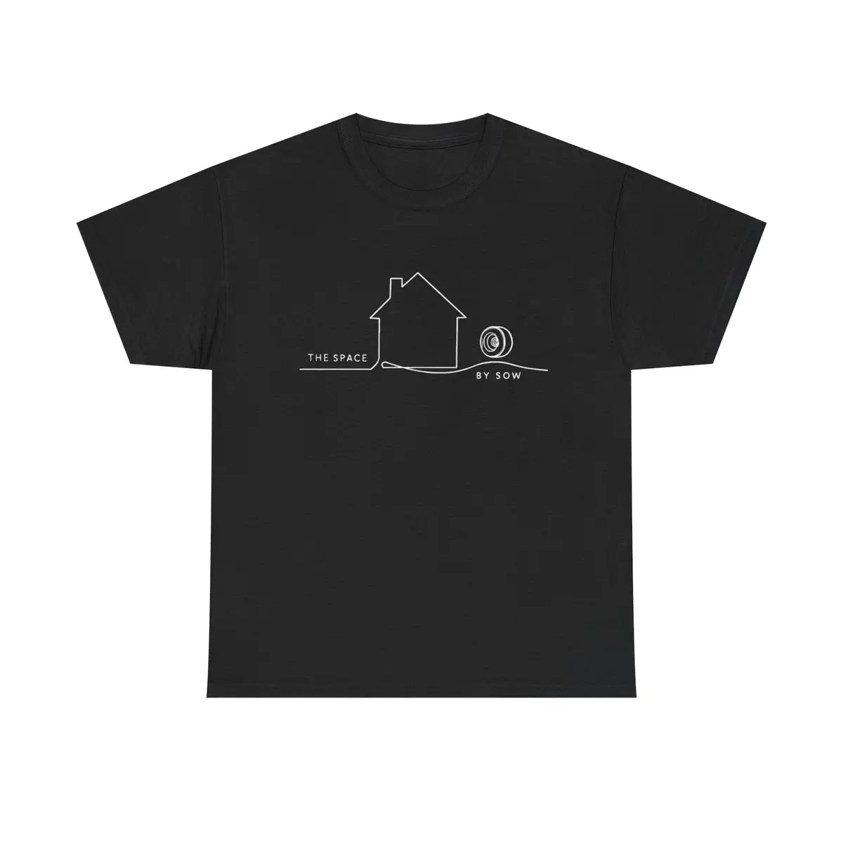 The Space By Sow Logo Unisex Cotton T-Shirt 2