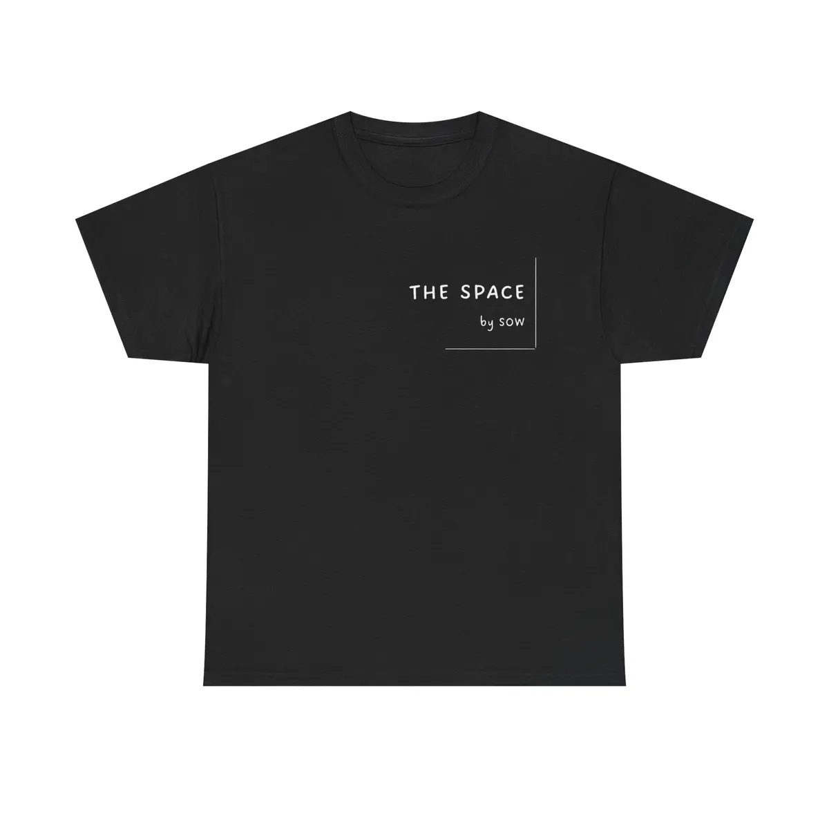The Space By Sow Minimalist Logo Unisex Cotton T-Shirt 2