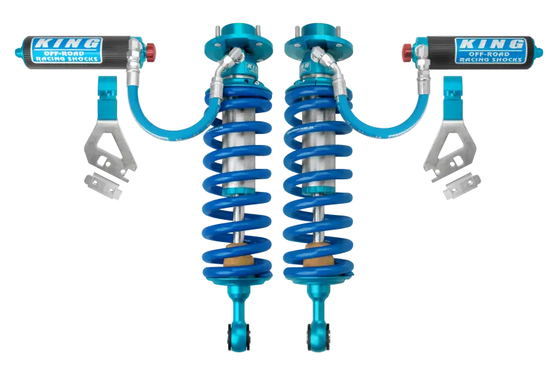 King Shocks 2022+ Toyota Tundra  Front 2.5 Dia W/ Remote Reservoir Coilover & Adjuster (Pair) 1