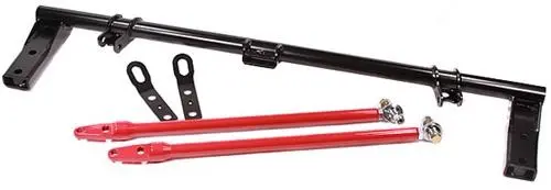 Innovative 90-93 Accord H/F-Series Black Steel Competition Traction Bar Kit (H/F-Series Engine) 1