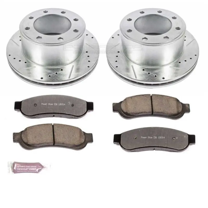 Power Stop 10-2012 Ford F-350 Super Duty Rear Z36 Truck & Tow Brake Kit 1