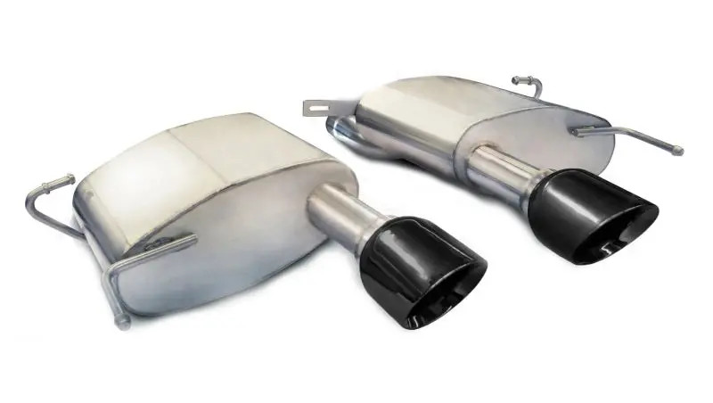 Corsa 2011-2015 Cadillac Cts Coupe V 6.2L V8 Black Sport Axle-Back Exhaust 1