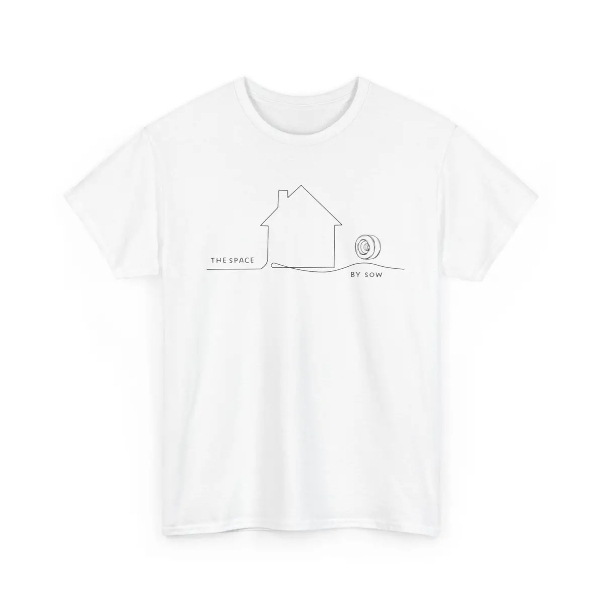 The Space By Sow Logo Unisex Cotton T-Shirt 2
