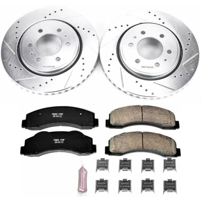 Power Stop 10-18 Ford Expedition Front Z23 Evolution Sport Brake Kit 1