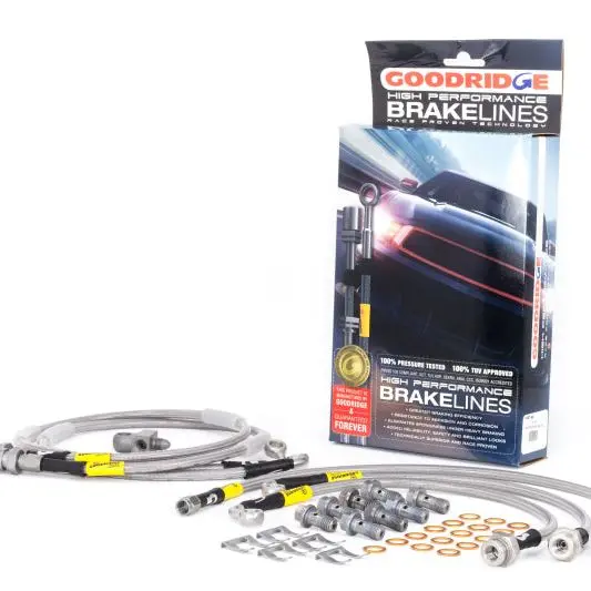Goodridge 99-03 Chevy Silverado 2Wd 2Dr Ext Cab W/ 2W Steering Brake Lines 1