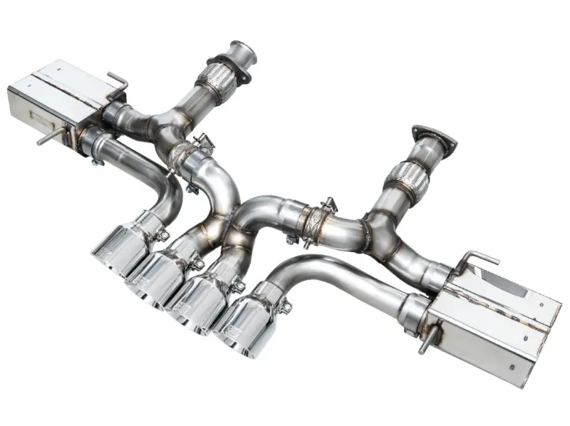 Awe 23-25 Chevrolet C8 Corvette Z06 5.5L Switchpath Exhaust System - Chrome Silver Tips 1