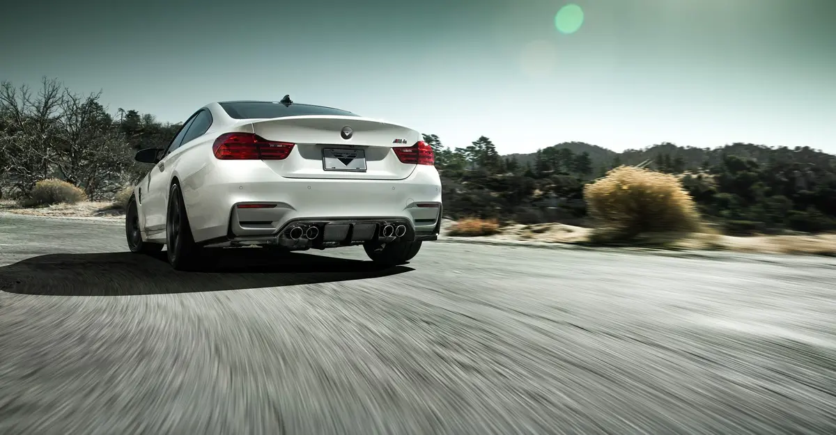 Vorsteiner Vrs Gts Aero Rear Diffuser Carbon Fiber Pp 1X1 Glossy For Bmw F8x M3/M4 1