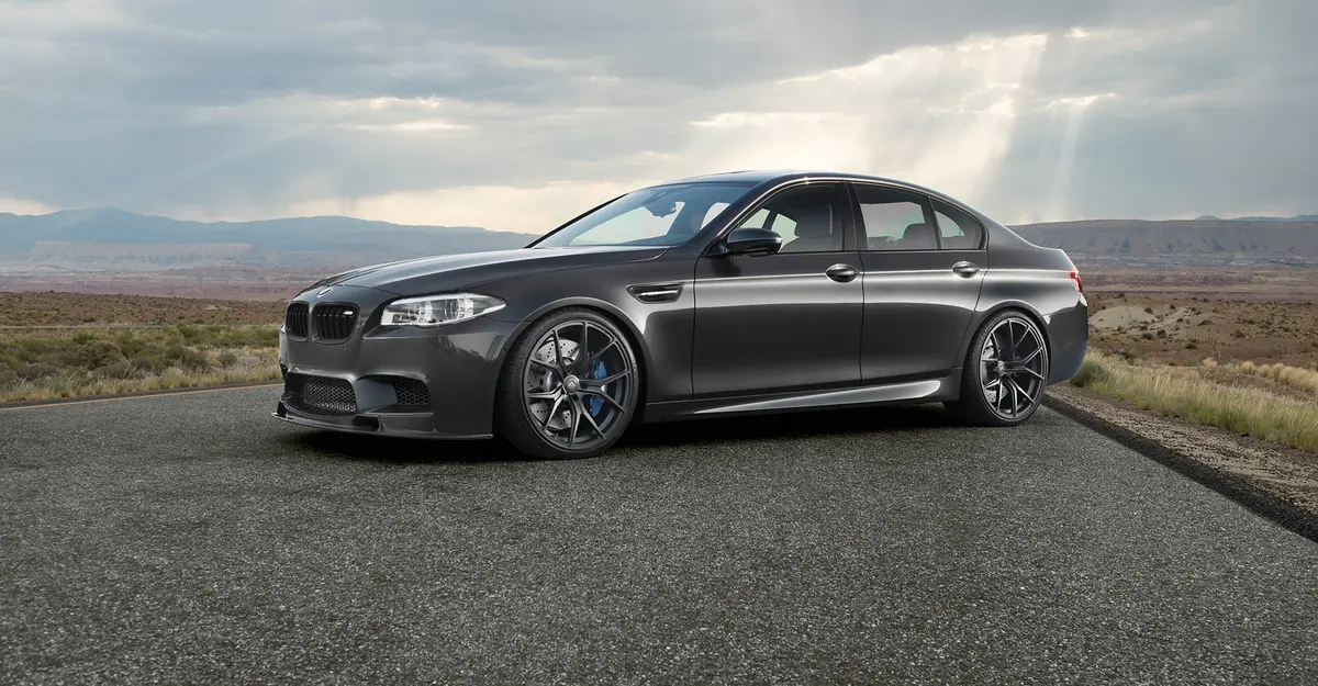 Vorsteiner Gts-V Aero Performance Front Spoiler Carbon Fiber Pp 1X1 Glossy For Bmw F10 M5 1