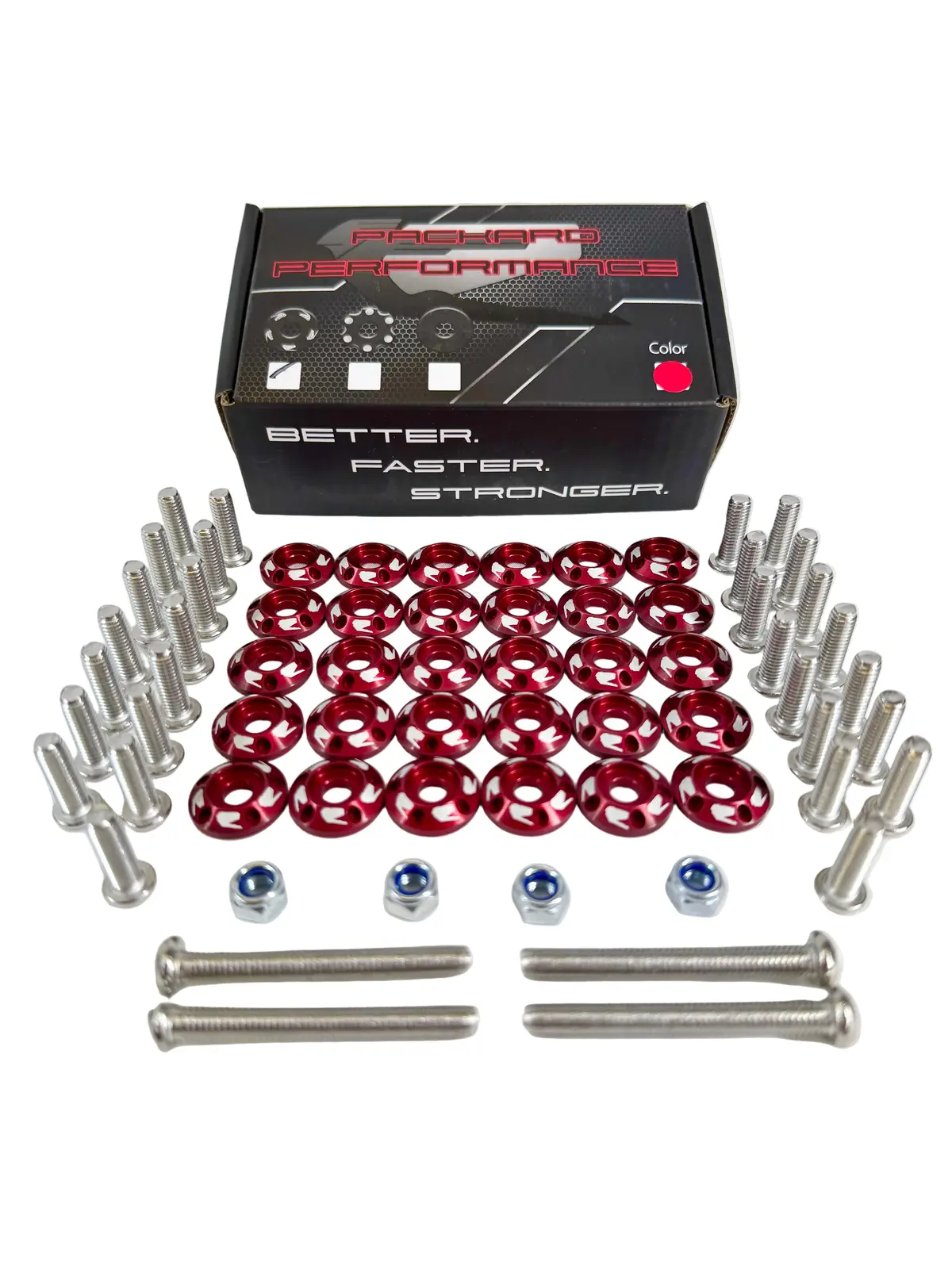 Packard Performance Billet Fender Washers V1 30Pcs 1