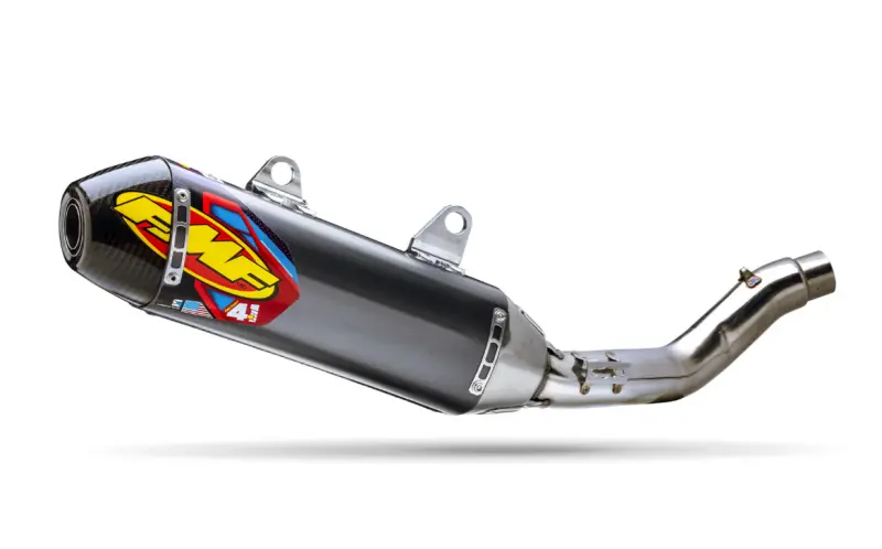 Fmf Racing 25+ Kawasaki Kx250f Ss Alum. Factory 4.1 Rct Slip-On Muffler W/ R. Carbon Cap 1