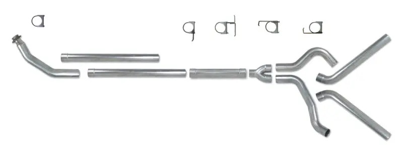 Diamond Eye Kit 4In Turbo Back Mflr Rplcment Pipe Dual Al: 94-02 Dodge Cummins 5.9L 1